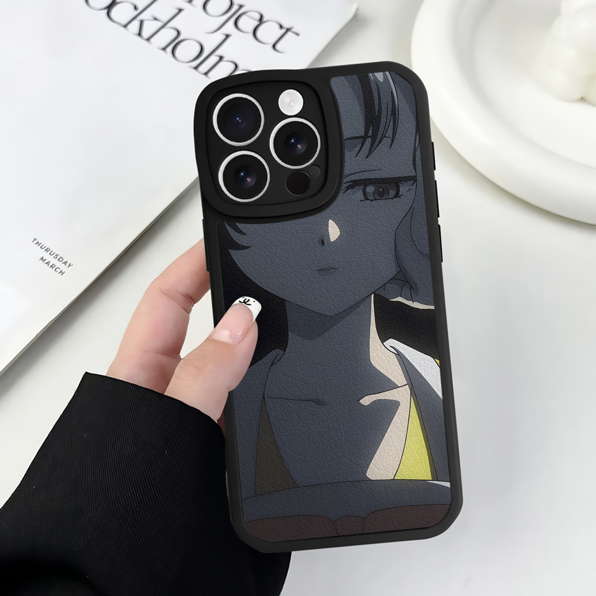 薬屋のひとりごと The Apothecary Diaries 【iPhone 16シリーズ対応】シリコンスマホケース（レザー調） 材質：シリコン
